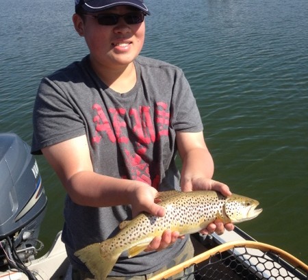 Fly Fishing A Lake