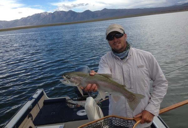 Fly Fishing A Lake